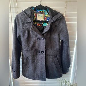 Accepting offers- Billabong Hooded Pea Coat